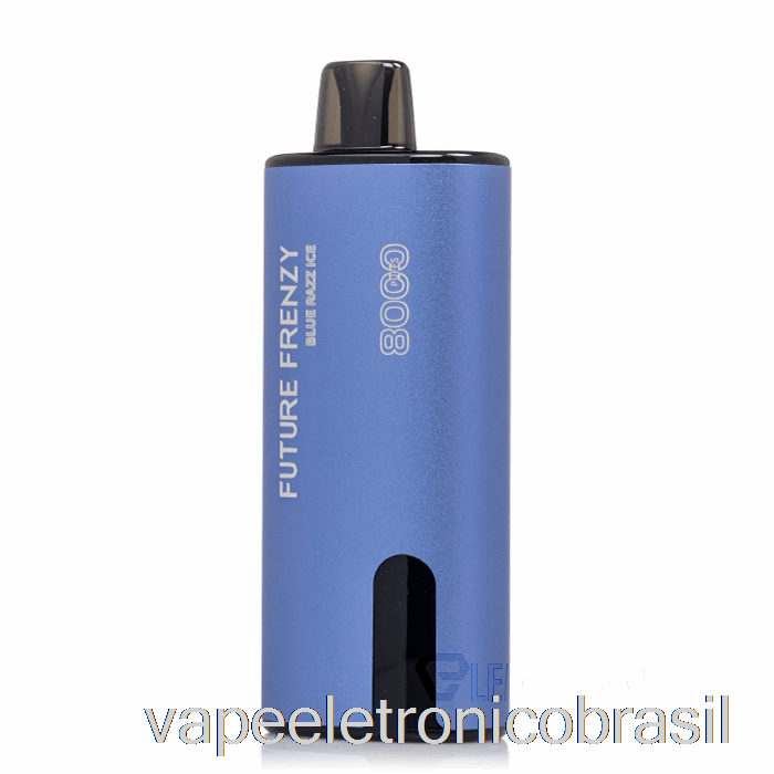 Vape Recarregável Future Frenzy 8000 Descartável Azul Razz Ice